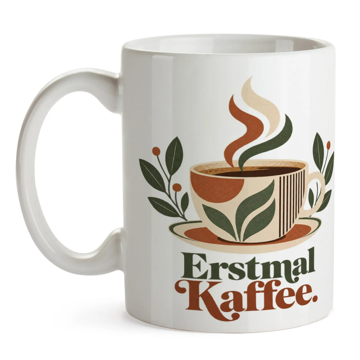 Lustige Kaffeetasse für Kaffeeliebhaber mit abstrakten Dampflinien|p:2014597|h:cfb8f1b5fd1a4cc3750aaa36600b1172