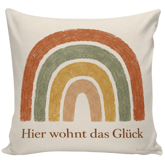 Gemütliches Dekokissen mit Regenbogen fürs neue Zuhause|p:2014601|h:8e5951826dd53abf965a9e9307977e7b