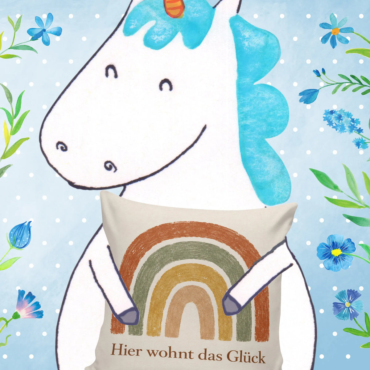 Gemütliches Dekokissen mit Regenbogen fürs neue Zuhause|p:2014601|h:286f1eecc06fd8b28457f8a8a68ad9c7