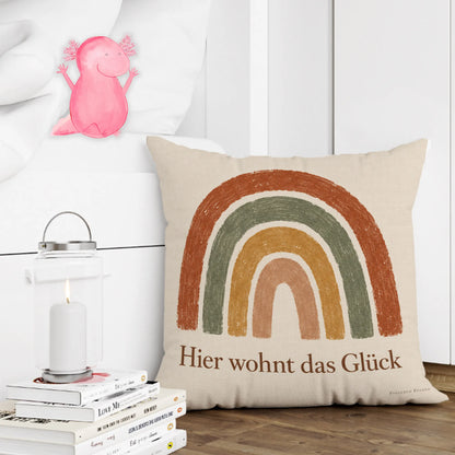 Gemütliches Dekokissen mit Regenbogen fürs neue Zuhause|p:2014601|h:e3aac6afa0656589940d8852fdb58f61