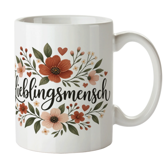 Süße Tasse für den Lieblingsmenschen mit Wildblumen|p:2014602|h:a4e523391bab97718d2cc7fd895e6116
