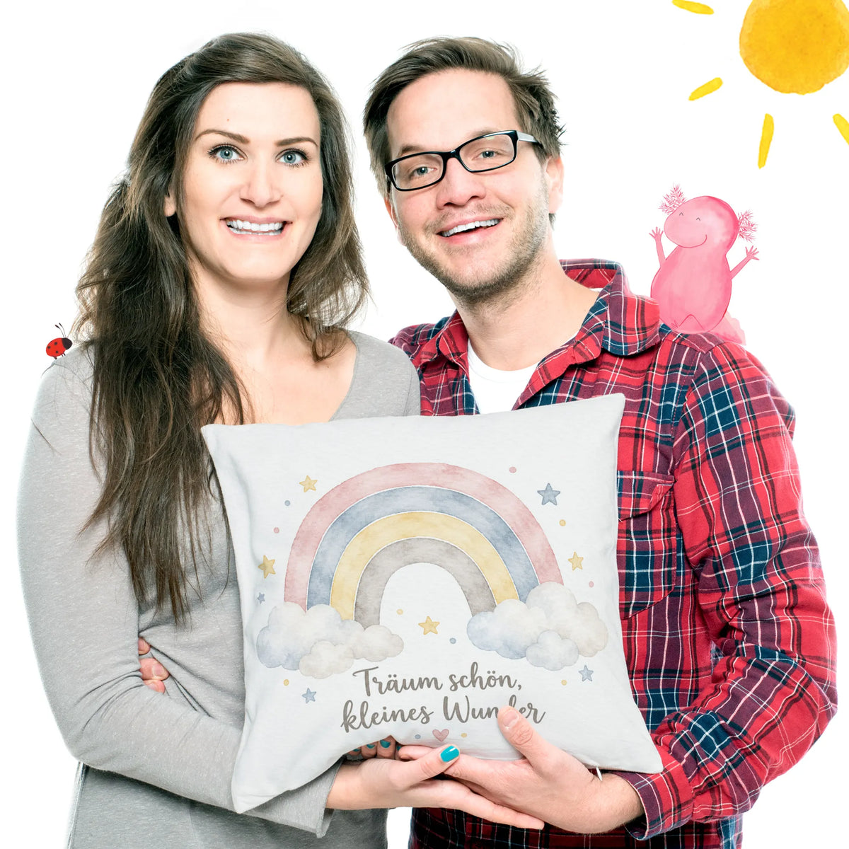 Süßes Dekokissen mit Regenbogen fürs Kinderzimmer|p:2014604|h:33a746cc6f27df67f76435b3b7479891