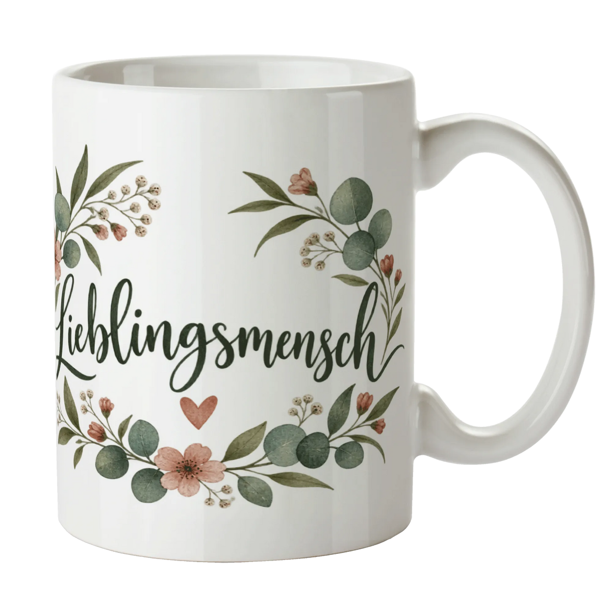 Herzliche Tasse für den Lieblingsmenschen mit Blumenschmuck|p:2014609|h:0501e0f828291ba795b053c802cad851
