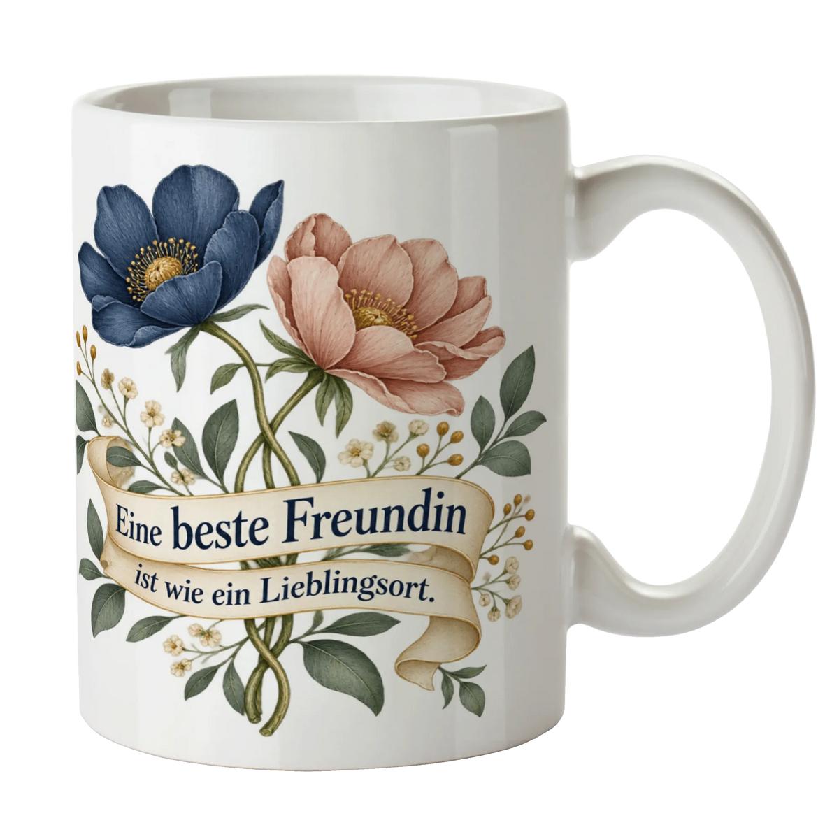Elegante Tasse für die beste Freundin mit Blumen|p:2014619|h:4860dbf4da137421b8e1981e0c6692f5