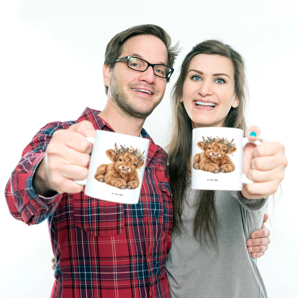 Süße Kuh-Tasse für Tierliebhaber mit Blumenkrone|p:2014622|h:a3096a0b0b4b58b8126d2cfebf351996