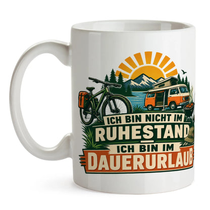 Lustige Tasse zum Ruhestand mit Fahrrad|p:2014624|h:4115216aca0760e5a5ee9a49373dff7b