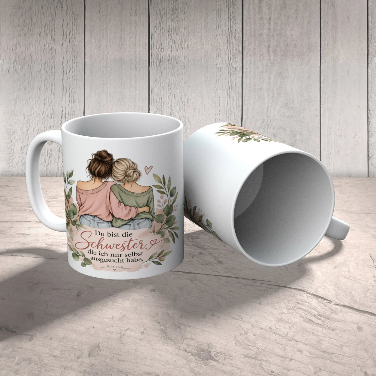 Herzliche Tasse für die beste Freundin mit zwei Freundinnen|p:2014627|h:8fa768ba4134eb8af72179645a31a345