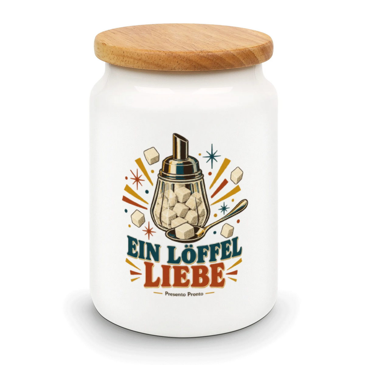 Liebevolle Vintage-Zuckerdose für Kaffeeliebhaber mit Zuckerstreuer|p:2014644|h:6b269fd2fcfa428743305e4bdbaa9993