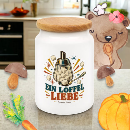 Liebevolle Vintage-Zuckerdose für Kaffeeliebhaber mit Zuckerstreuer|p:2014644|h:6c0b344f7913d329b250fa7601b0efd9