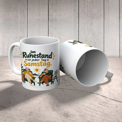 Lustige Tasse für Rentner mit Ruhestandspaar|p:2014646|h:cc81cbbd00b1d67719e9139da644942e