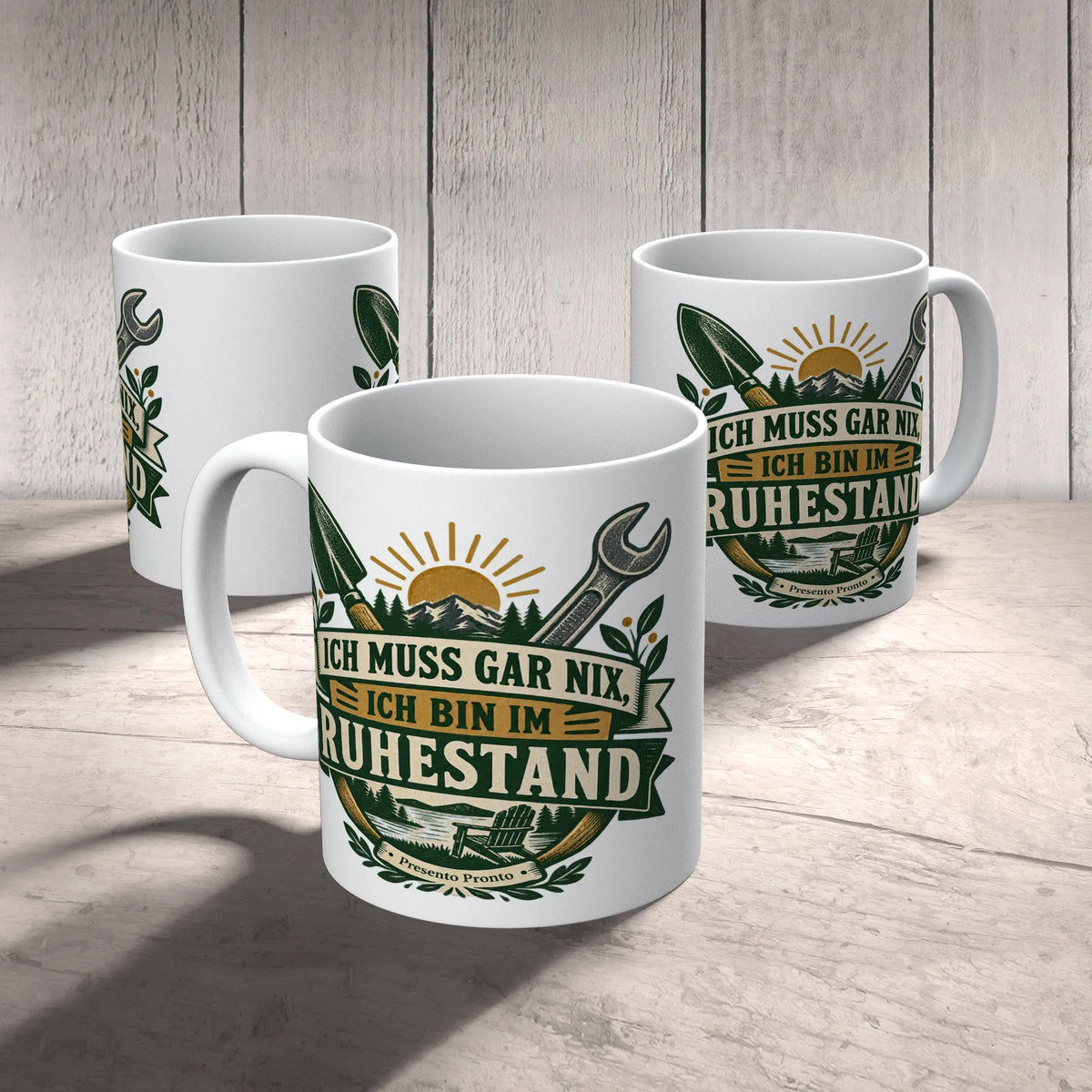 Lustige Tasse für Rentner mit gekreuzten Gartenwerkzeugen|p:2014651|h:73468954db3b348485cc2e07f65f8c0f