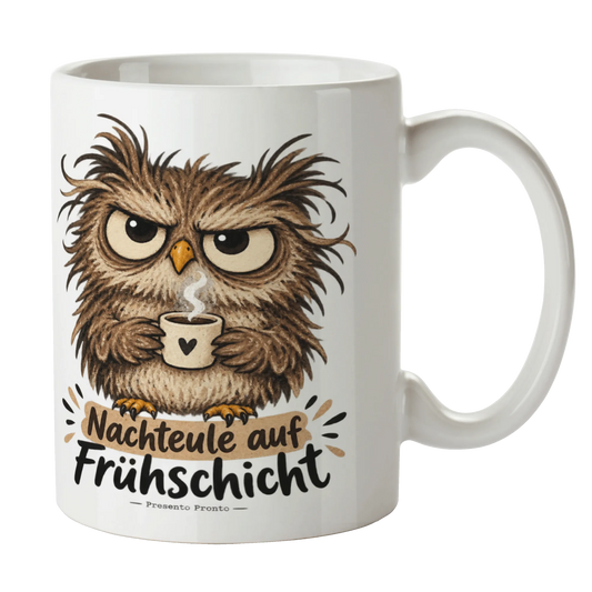 Lustige Tasse mit Eule für müde Nachteulen|p:2014656|h:f08e937ac91ae6ed07053eff5f788a1f