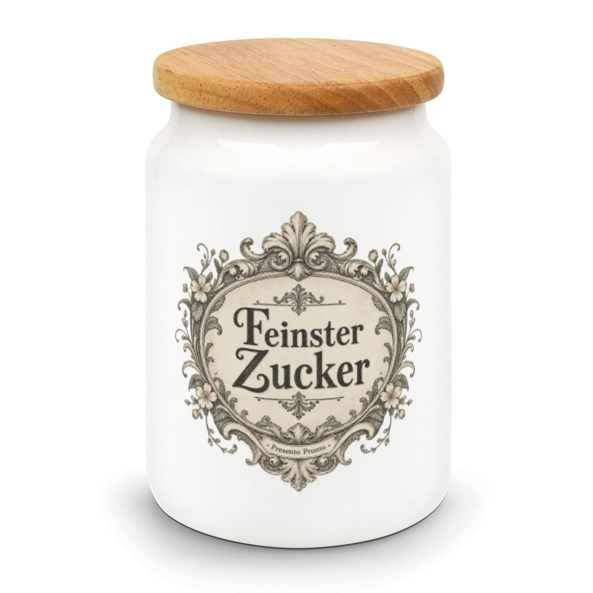 Elegante Vintage Zuckerdose für die Küche mit Apothekenetikett|p:2014660|h:fc07c81e6d5696a45145c3f89edb8bc6