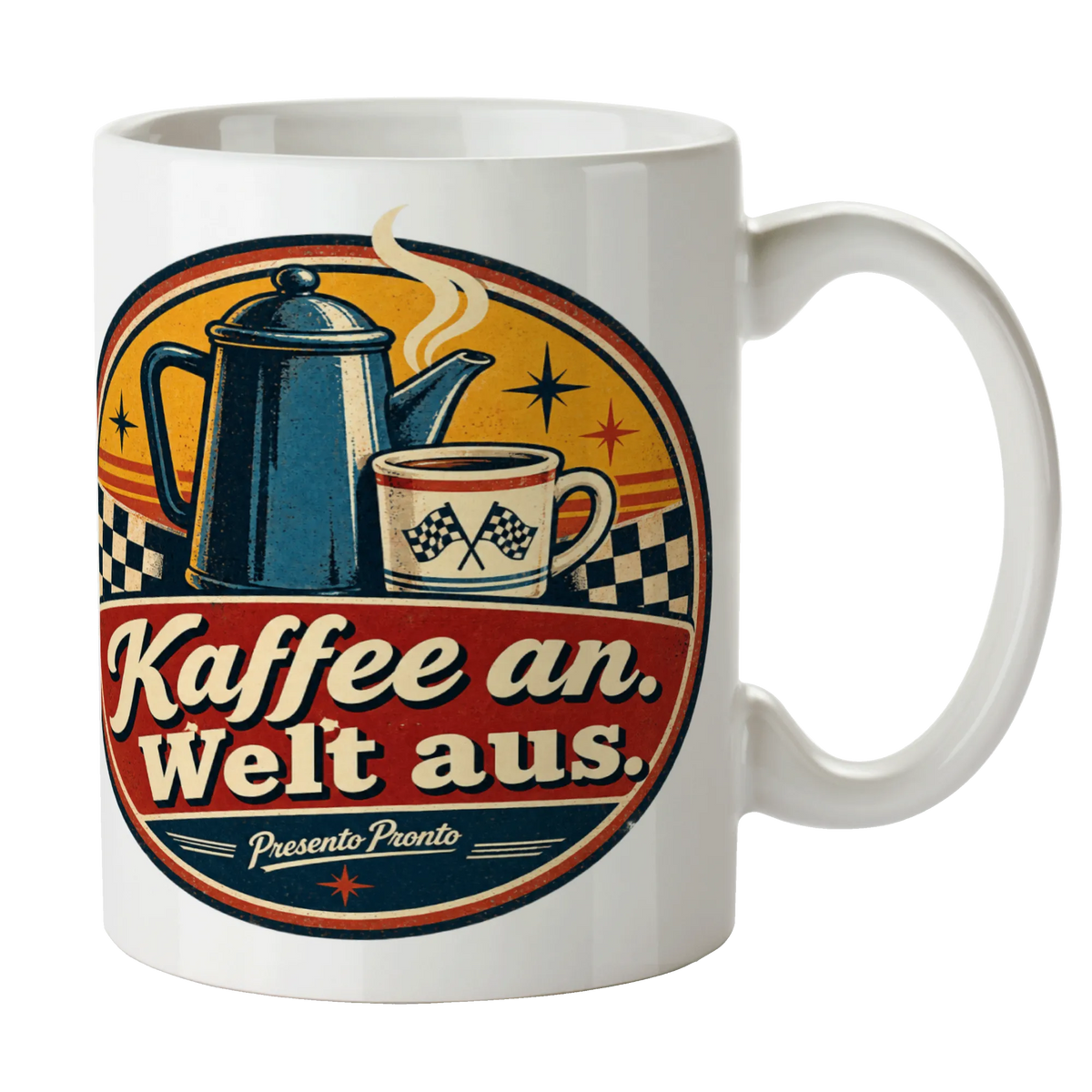 Gemütliche Vintage Tasse für Kaffeefans mit Retrokanne|p:2014662|h:734cc93770904911ac4435c2af8470f7