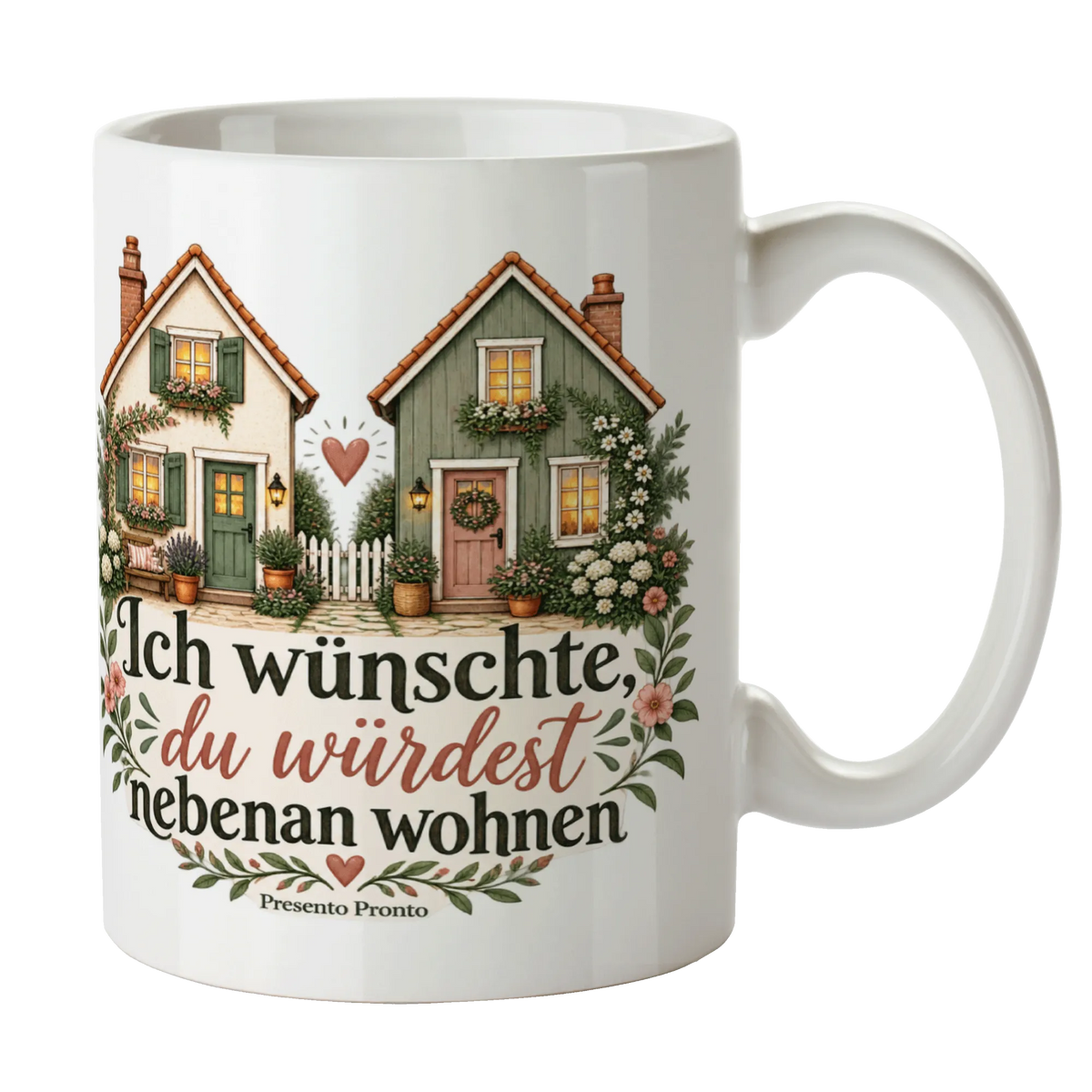 Liebevolle Tasse für Herzensmenschen Ich wünschte du würdest nebenan wohnen|p:2014664|h:640ed6a8194cfb935512c3d12b2fca41