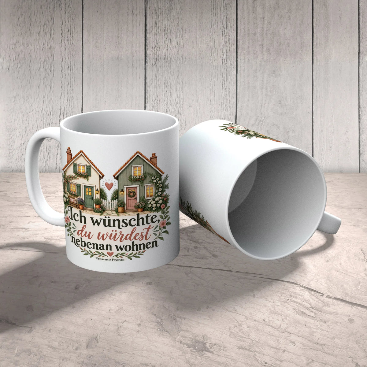 Liebevolle Tasse für Herzensmenschen Ich wünschte du würdest nebenan wohnen|p:2014664|h:94e1bd54e44cd310f7be735df386473d