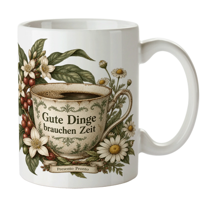 Nostalgische Vintage Tasse für Kaffeeliebhaber mit Kaffeeblüten|p:2014665|h:ecbe69c7bb54dbca0d486a9e6a83b038