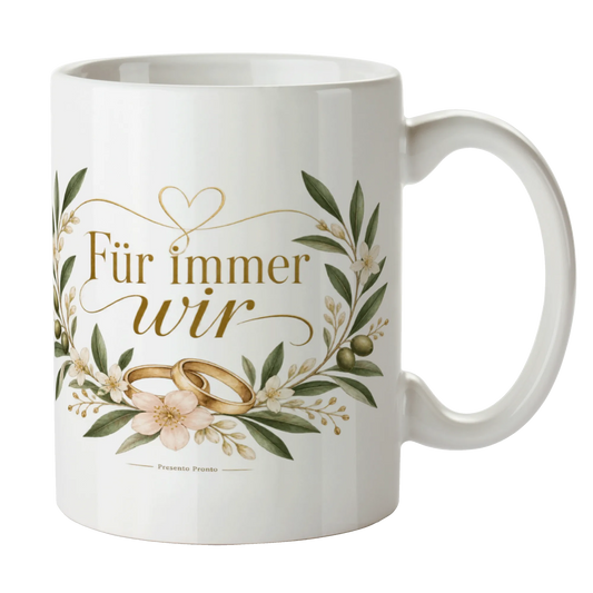 Elegante Tasse zur Hochzeit mit Brautpaar|p:2014667|h:b042f77cb8dcf7e7b5624586fa12f406