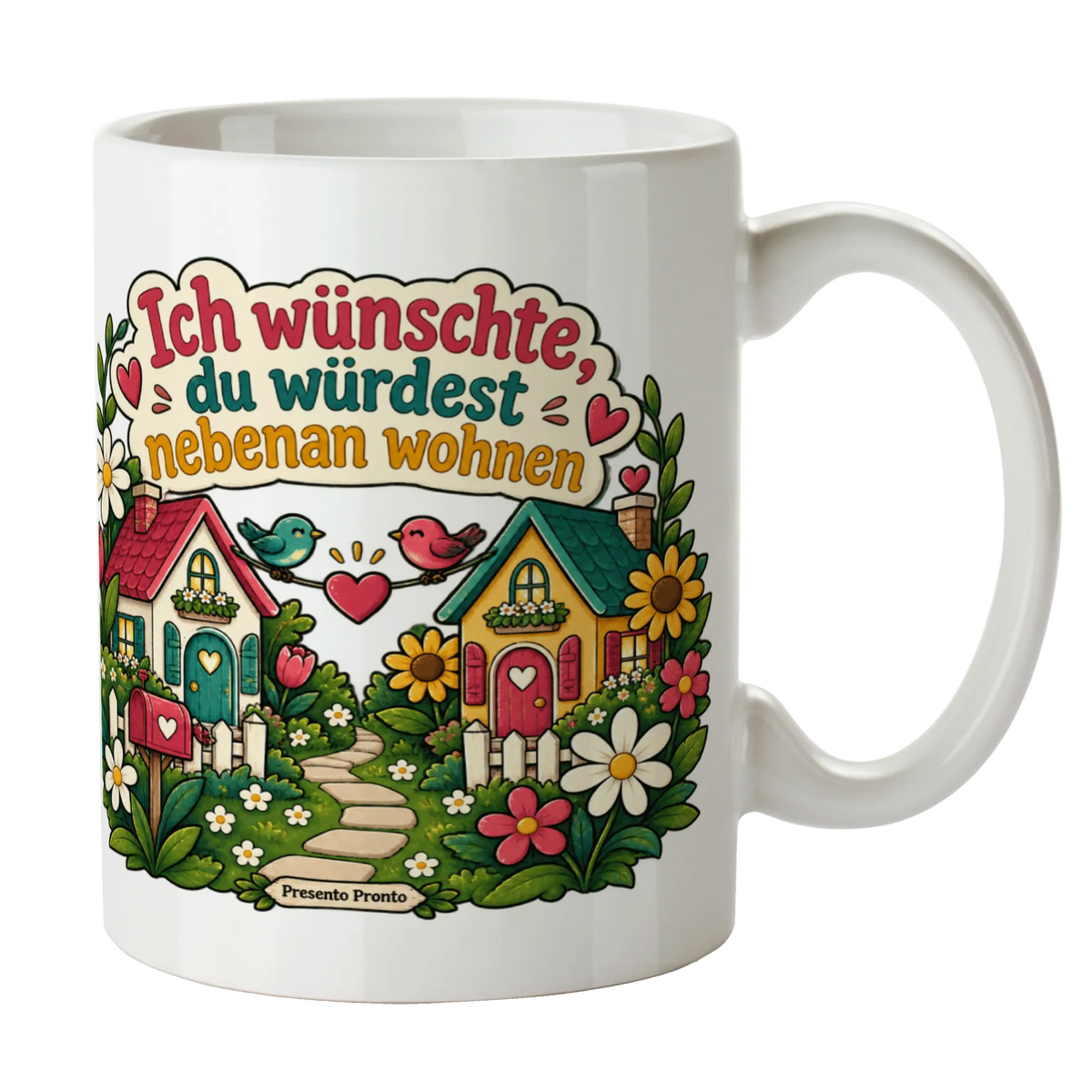 Liebevolle Tasse für Freundinnen Ich wünschte du würdest nebenan wohnen|p:2014685|h:0aa485e6a060fdb43ac31ad0dad6d4b0