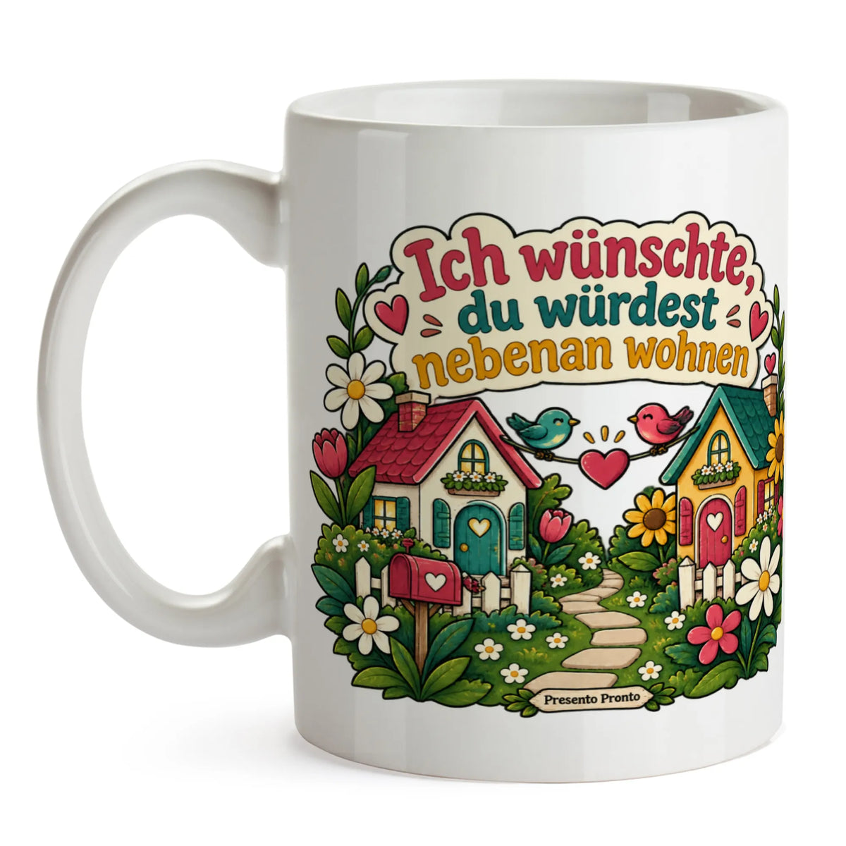 Liebevolle Tasse für Freundinnen Ich wünschte du würdest nebenan wohnen|p:2014685|h:47b214e2567329d2b2ddf8330ff651a7