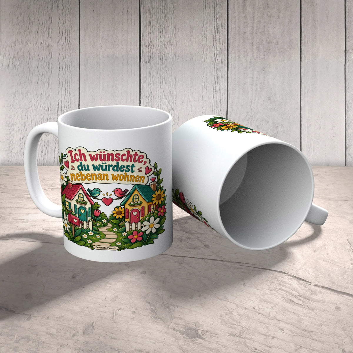 Liebevolle Tasse für Freundinnen Ich wünschte du würdest nebenan wohnen|p:2014685|h:0a07e2351c2b00dbf129272cb4dc3056