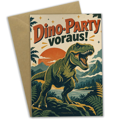 Coole Einladungskarte mit Dino zum Kindergeburtstag|p:2014693|h:5f1451cabf19efab4256cdf98c36b32e
