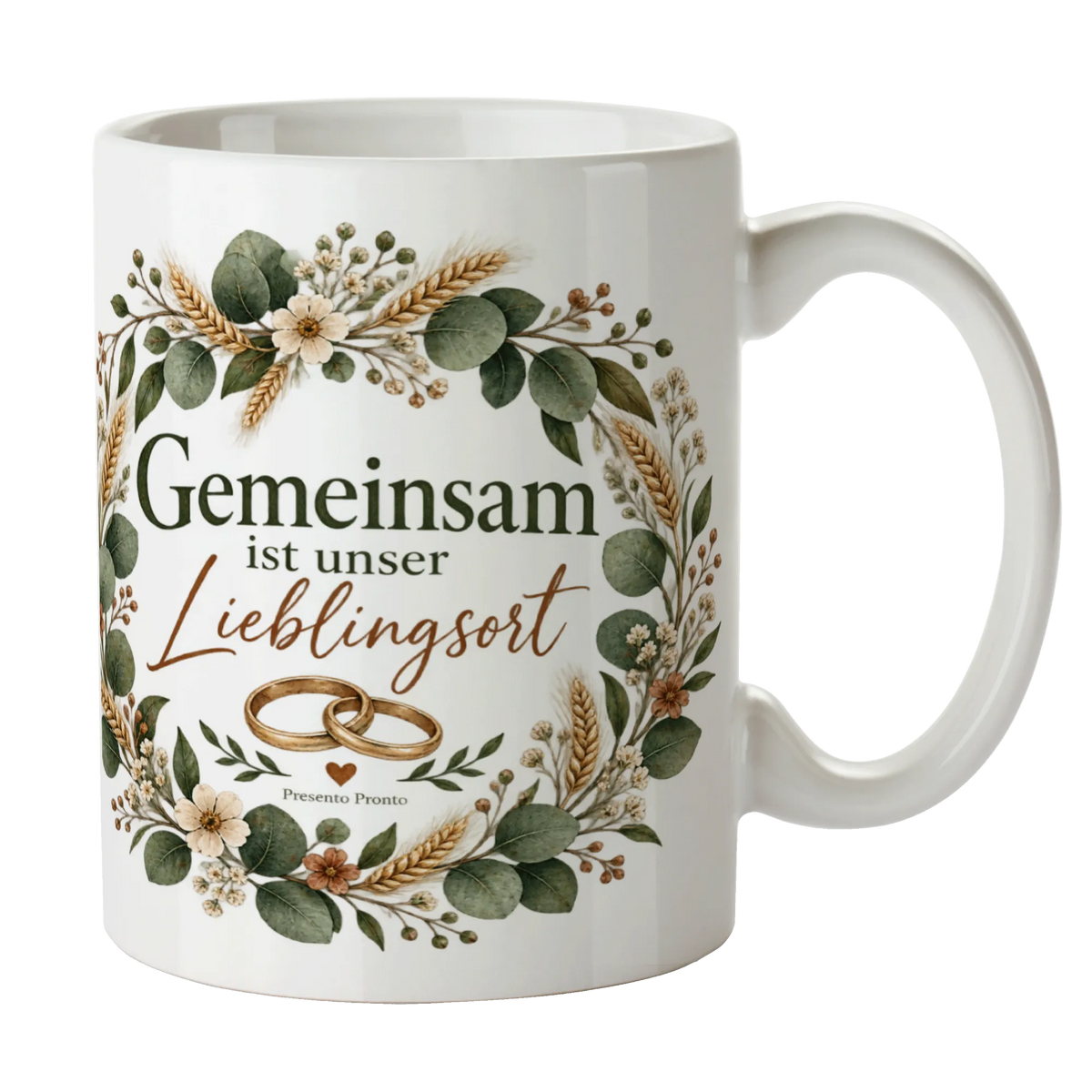 Romantische Tasse zur Hochzeit mit Eheringen|p:2014694|h:1178ff9afff1a9b55333fd2ee36fd89d