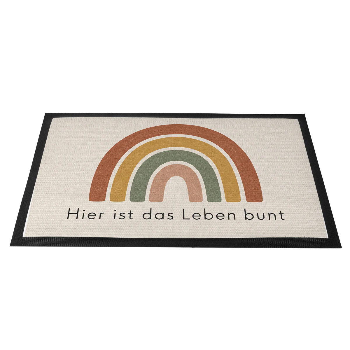 Fröhliche Fußmatte mit Regenbogen zum Einzug|p:2014700|h:831bd76358e578355d893eb30a567cb3