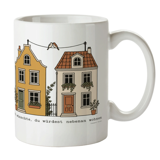 Liebevolle Tasse für Verliebte Ich wünschte du würdest nebenan wohnen|p:2014719|h:e0015ea5028aa28e50e934d6a8c098c4