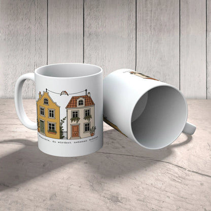 Liebevolle Tasse für Verliebte Ich wünschte du würdest nebenan wohnen|p:2014719|h:3d7adb94ad22a10ed6ff751e7d46aebd