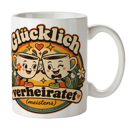 Lustige Tasse zur Hochzeit mit anstoßenden Kaffeetassen|p:2014720|h:a2ee1c16b464f53dcd56ffbbc44d58ae