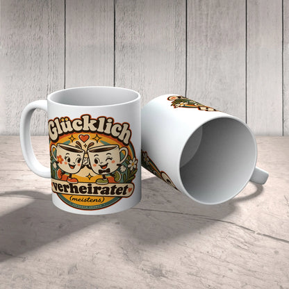 Lustige Tasse zur Hochzeit mit anstoßenden Kaffeetassen|p:2014720|h:f95c7f4db294033f8741265e41fee2a1