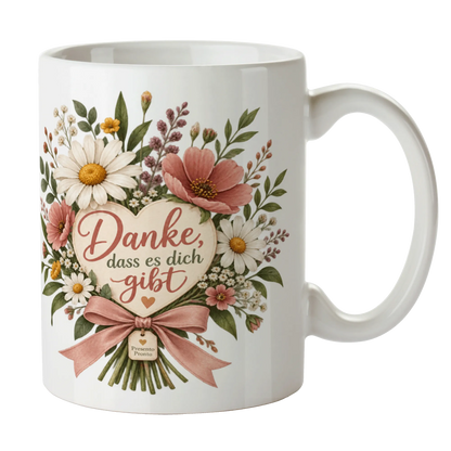 Herzliche Tasse zum Danke sagen mit Wildblumenstrauß|p:2014723|h:e83b291b77f9358b5c3908c233e6b369
