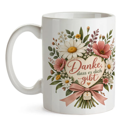 Herzliche Tasse zum Danke sagen mit Wildblumenstrauß|p:2014723|h:e69839a24d2c0286657139857021347c