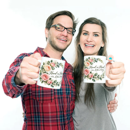 Romantische Tasse zur Hochzeit mit Rosenkranz|p:2014724|h:514247b88e0a6b5398a935c601a93fc6