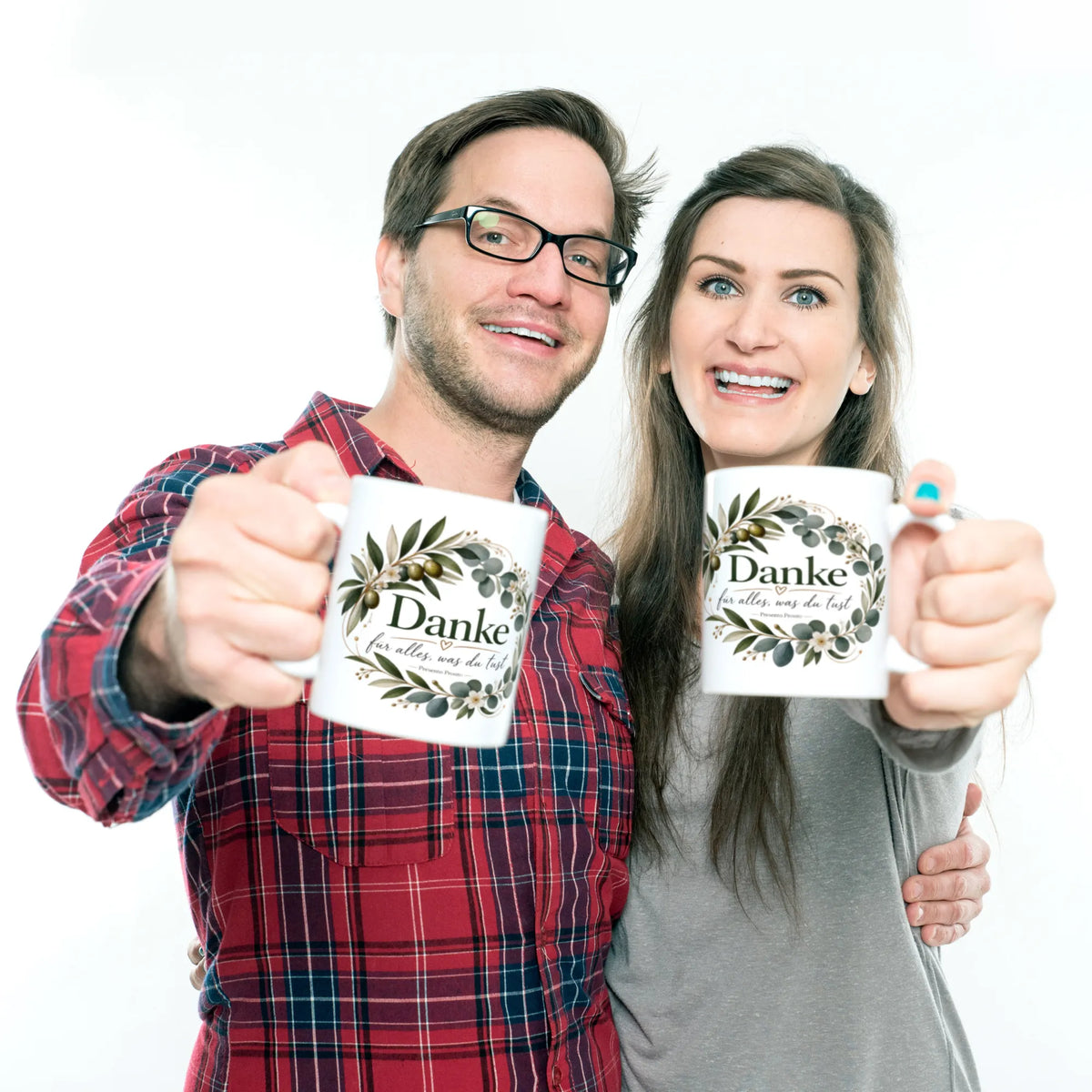 Elegante Danke Tasse mit Olivenzweig|p:2014730|h:e8a02ae4ffbb8e192338c56d49c8a665
