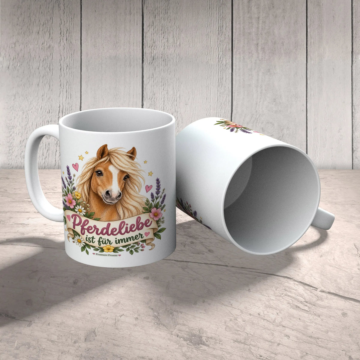 Liebevolle Tasse mit Pferd für Pferdemädchen|p:2014739|h:e615543468de43bb58f505de58cfc140