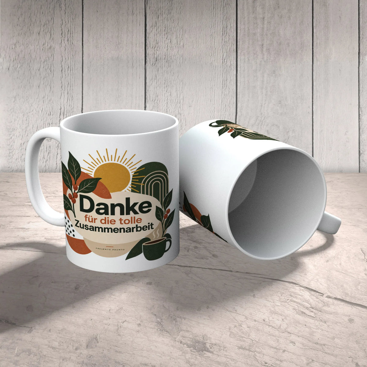 Herzliche Danketasse für Kollegen mit Sonnenbögen|p:2014740|h:6b534821dca08ddbe62b7f5acf071c9e