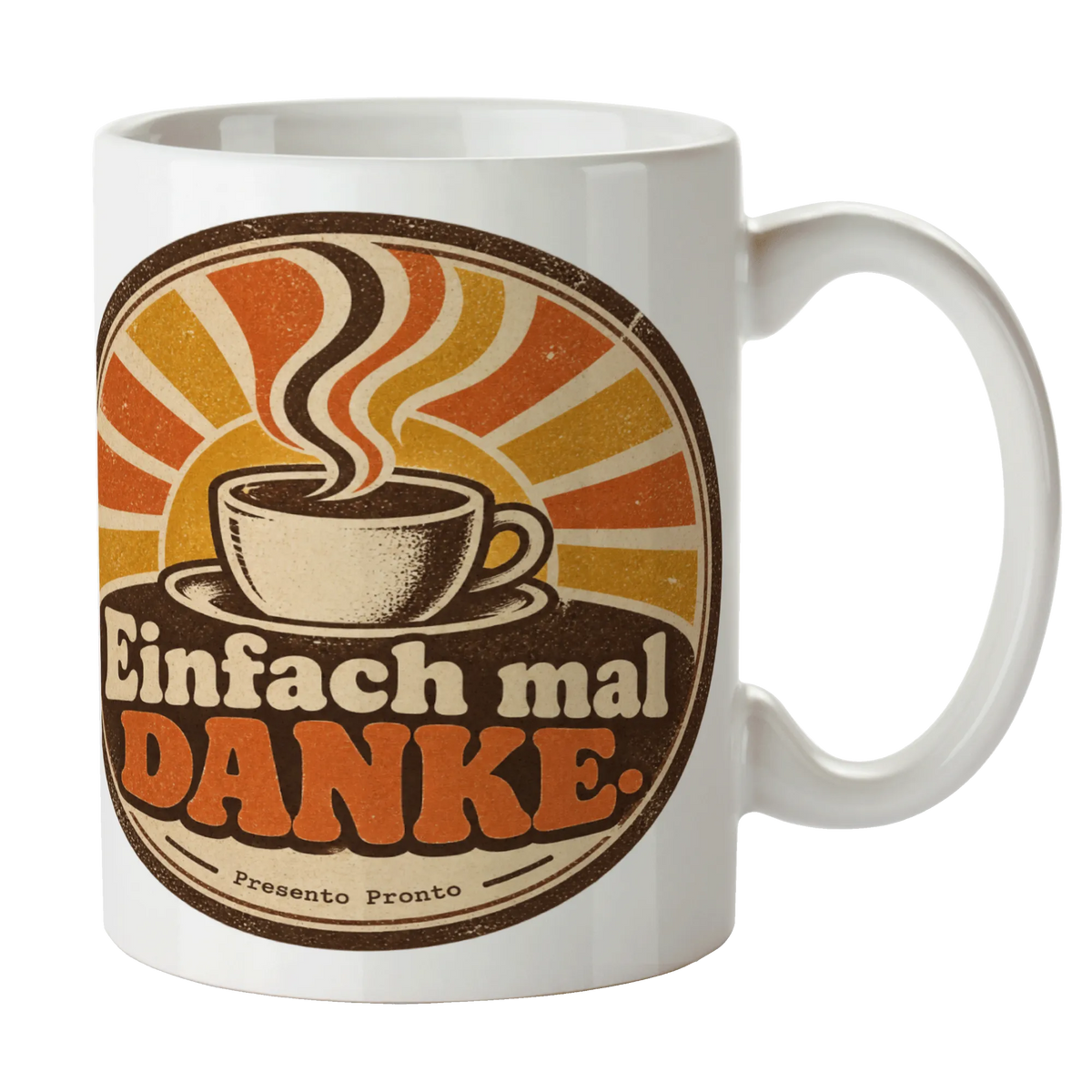 Herzliche Danke Tasse mit Retro-Abzeichen|p:2014743|h:8b622d0027cad3d6def9a5af060d4acb