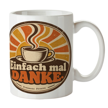 Herzliche Danke Tasse mit Retro-Abzeichen|p:2014743|h:8b622d0027cad3d6def9a5af060d4acb