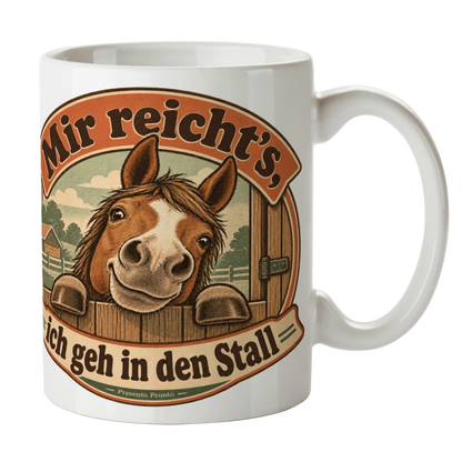 Lustige Tasse mit Pferd für Stallliebhaber|p:2014744|h:84492609b4439ba1d0c466a91b36970a