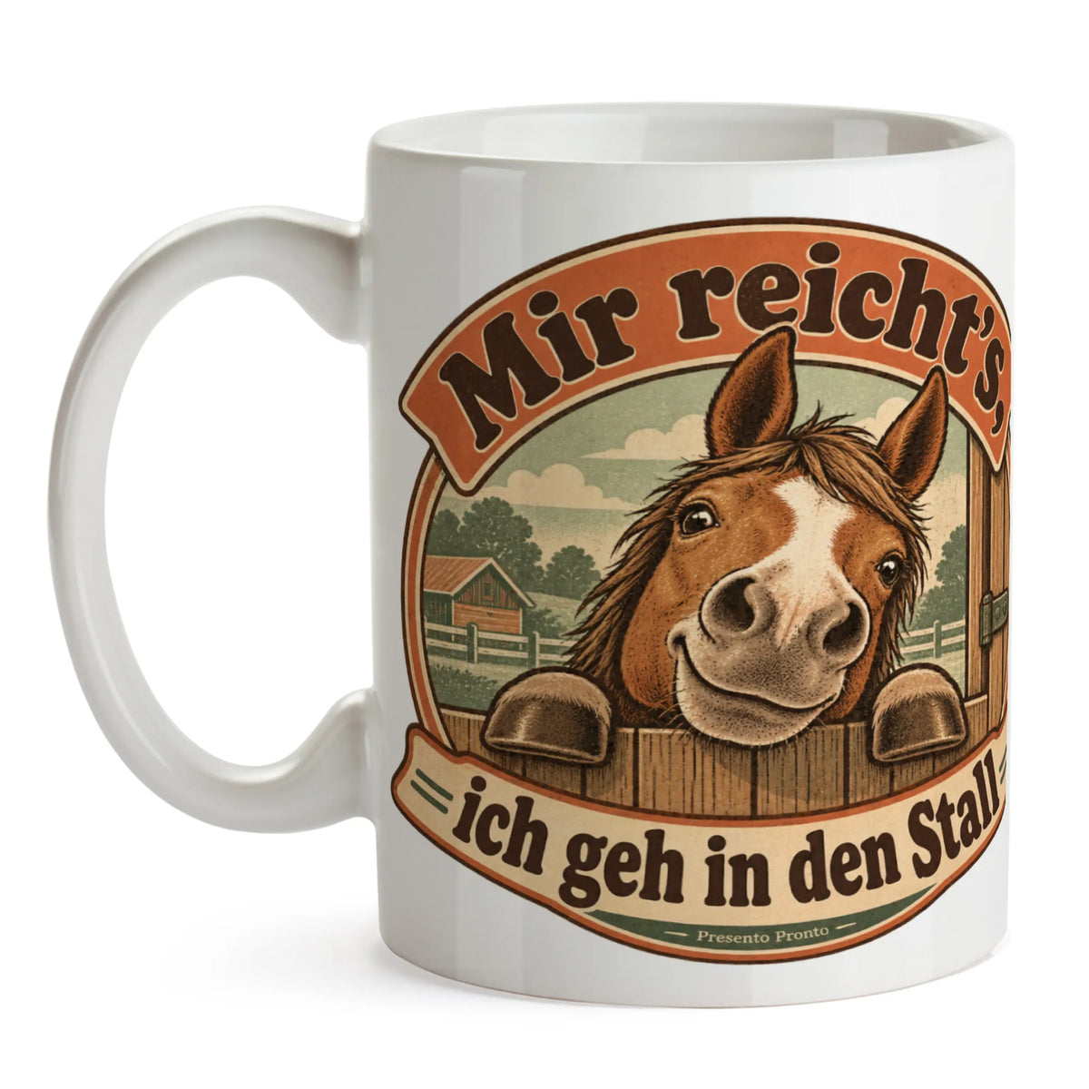 Lustige Tasse mit Pferd für Stallliebhaber|p:2014744|h:5eef20d29c97c14dc6e0b38fec12c15f