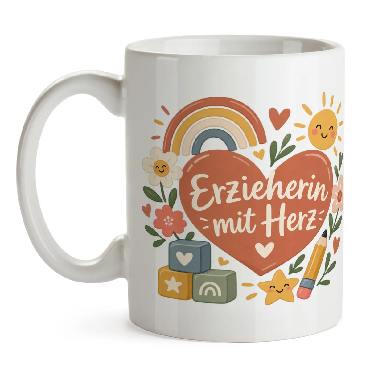 Herzliche Tasse für Erzieherin mit Regenbogenherz|p:2014750|h:d856472bd4e95f4414a4c2b4112082ef