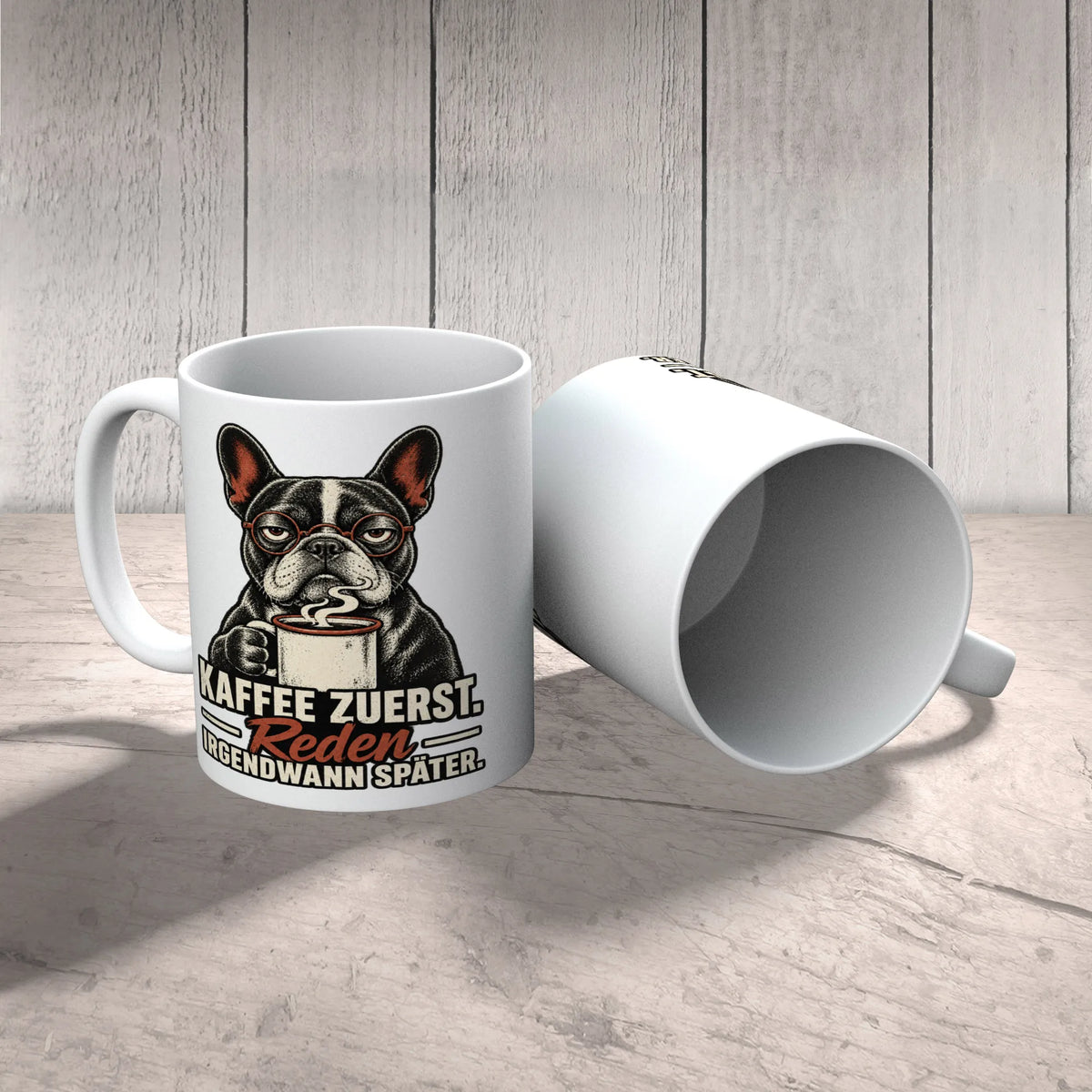 Lustige Kaffeetasse für Hundeliebhaber mit Bulldogge|p:2014751|h:d517ab06f934773564c670bbd5c9044b
