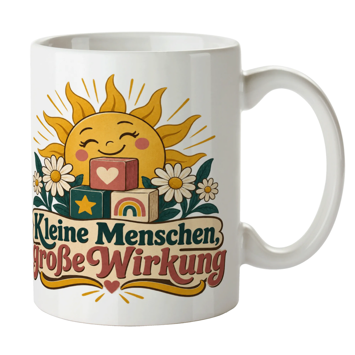 Herzliche Tasse für Erzieherin mit Sonne und Bauklötzen|p:2014752|h:904ae696204dc12e24c243c54f550d1f