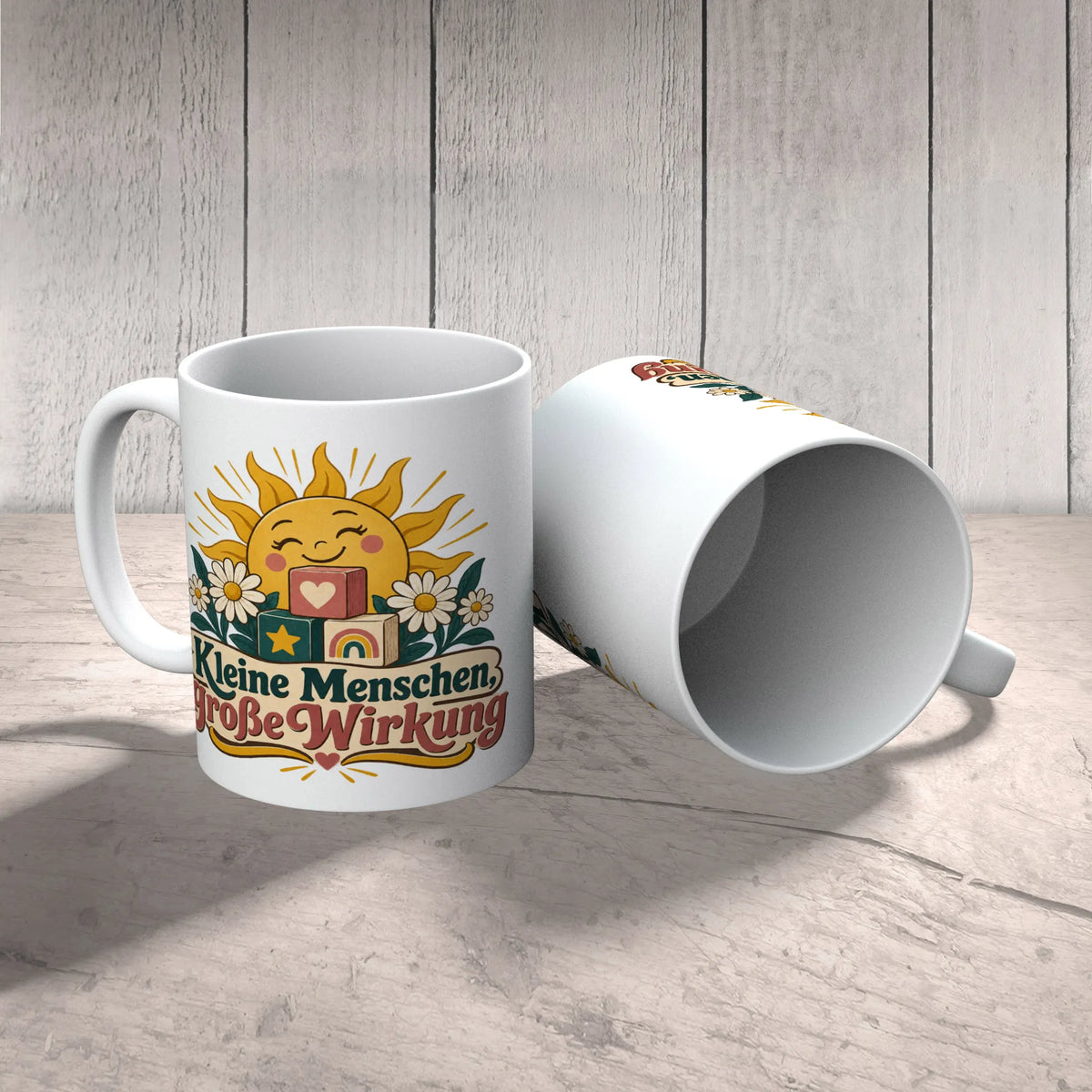 Herzliche Tasse für Erzieherin mit Sonne und Bauklötzen|p:2014752|h:97d2b673cf9ae64f58577c9c1c7736b7