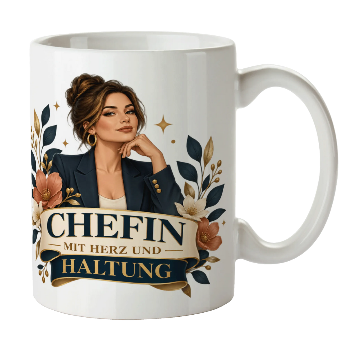 Elegante Tasse für die Chefin mit Businessfrau|p:2014755|h:bf27225a8fcd81777f7000c4d5301e9b