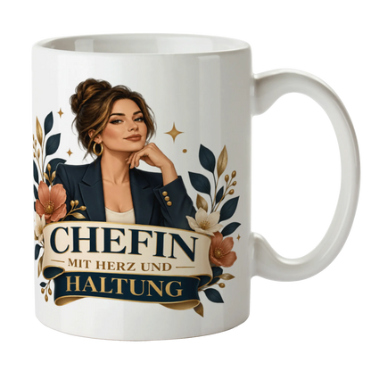 Elegante Tasse für die Chefin mit Businessfrau|p:2014755|h:bf27225a8fcd81777f7000c4d5301e9b