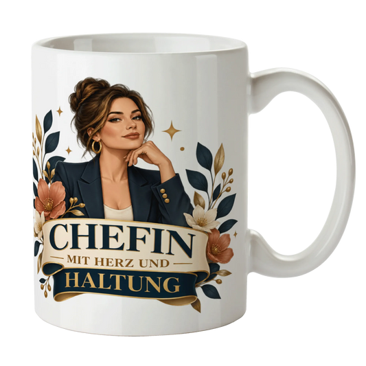 Elegante Tasse für die Chefin mit Businessfrau|p:2014755|h:bf27225a8fcd81777f7000c4d5301e9b