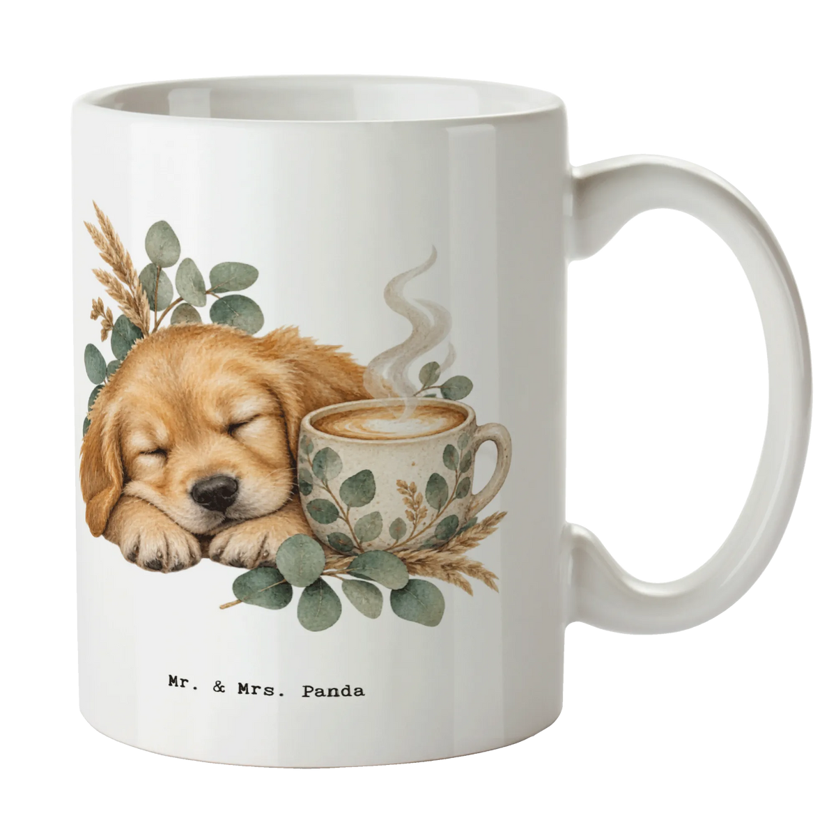 Süße Kaffeetasse für Hundefans mit schlafendem Golden Retriever|p:2014757|h:ac54da6ecc309ece9f1a3a2481aca69f